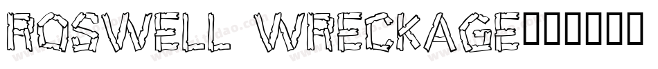 Roswell Wreckage字体转换